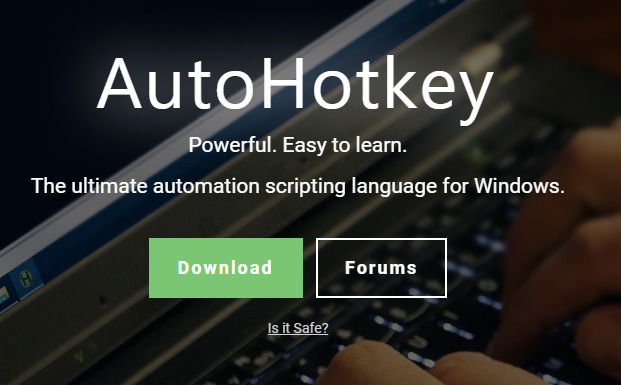 AutoHotkeyサイトの画面